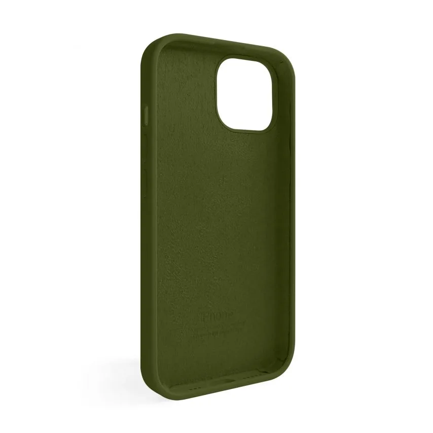 Чохол Silicone Case для Apple iPhone 15 силіконовий зелений