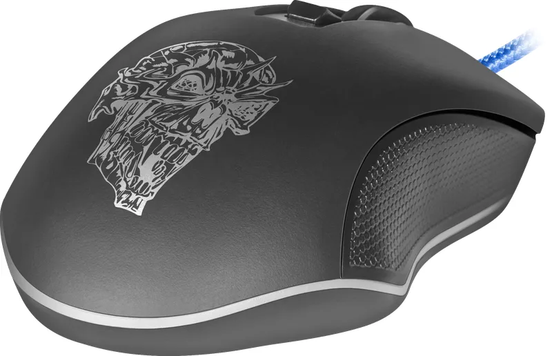 Миша Defender геймерська дротова оптична 800-12800 dpi велика чорна