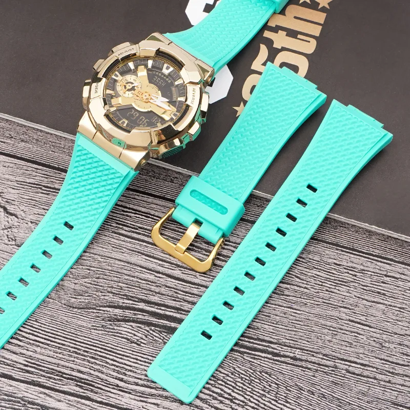 Ремінець Casio G-Shock полімер 21,3 см 16 мм світло-зелений