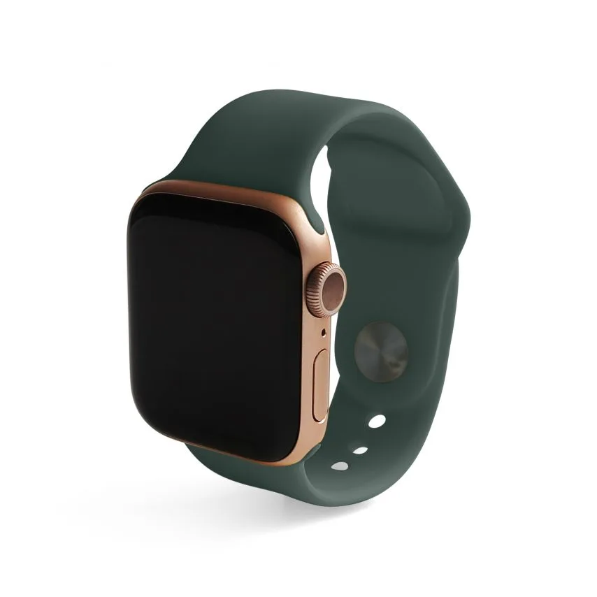 Ремінець Apple силіконовий 38-40мм M/L зелений