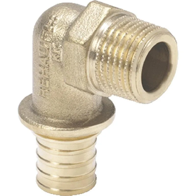 Кутник перехідний Rehau Rautitan RX+, 16-1/2", нар. різьба, бронза