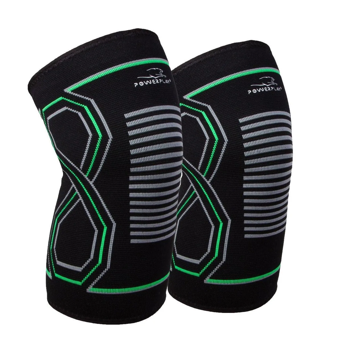 Наколінники Active Point бавовна L/XL чорні зелені