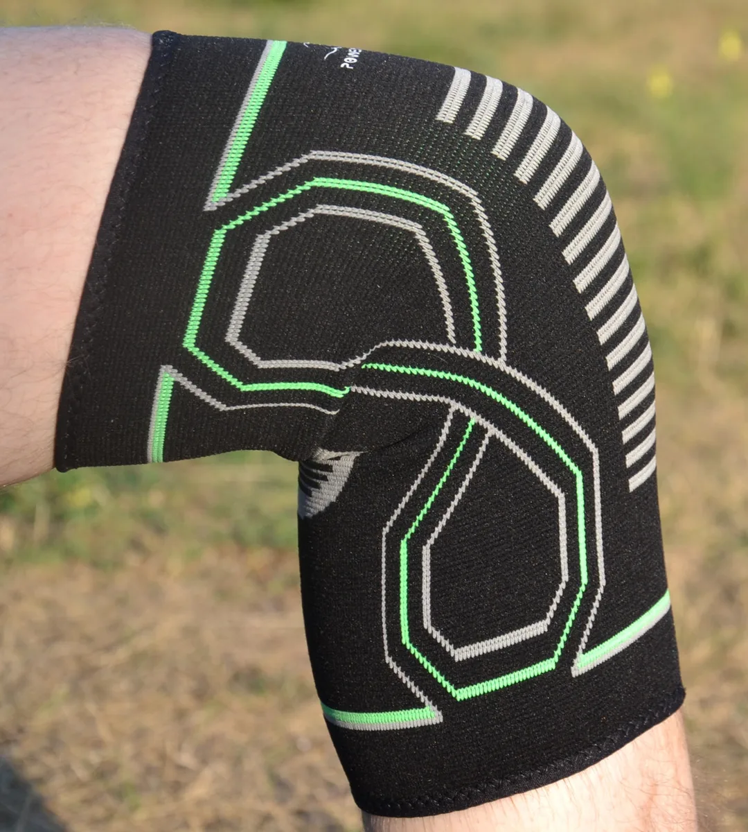 Наколінники Active Point бавовна L/XL чорні зелені