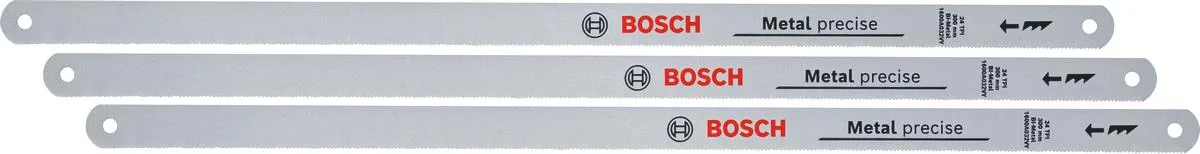 Набір універсальних ножівкових полотен Bosch, 24 зубці на дюйм, 300 мм, 3 шт.