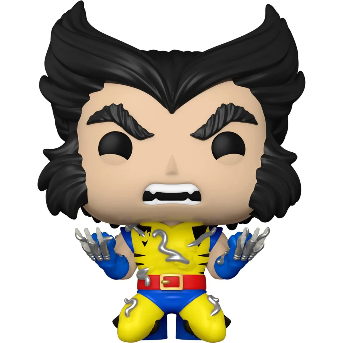 Фигурка Funko POP Marvel: Wolverine 50th - Ultimate Wolverine с Адамантиевым костюмом.