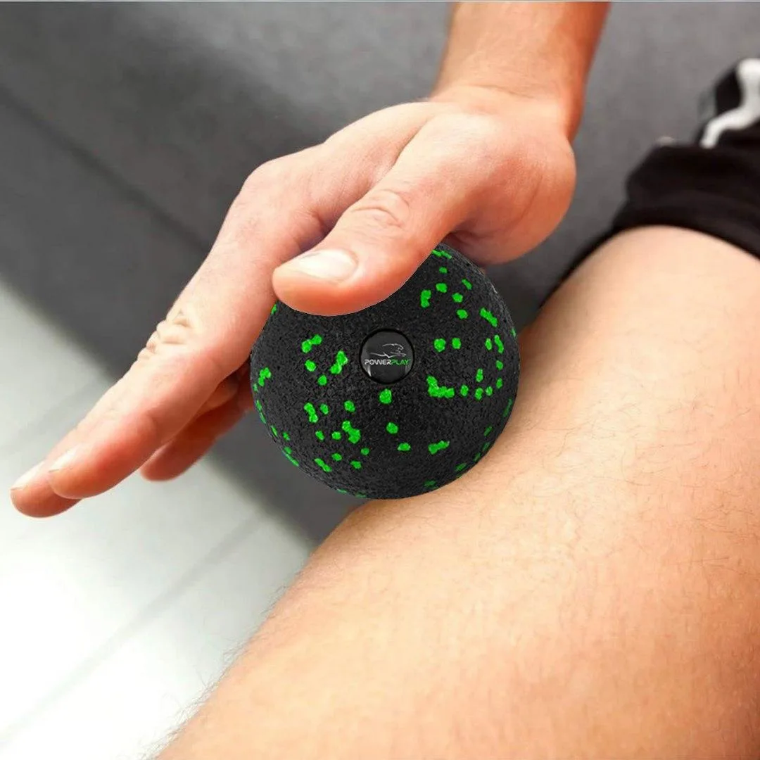 Масажний м'яч Active Point EPP 8 см Чорно зелений