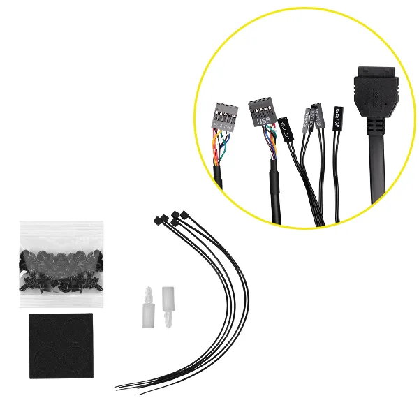 Корпус 2E GAMING Credo Plus V510W без БЖ, 1xUSB3.0, 1х USB 2.0, 1xUSB Type-C, 4x120мм RGB Rainbow, VGA 310мм, TG Side Panel, ATX, білий
