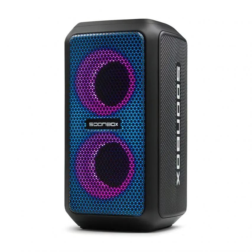 Портативна колонка Soonbox 20W Bluetooth 57мм чорна