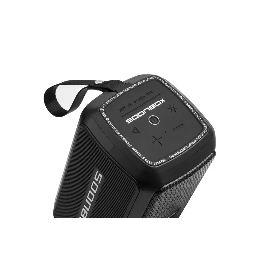 Портативна колонка Soonbox 20W Bluetooth 57мм чорна