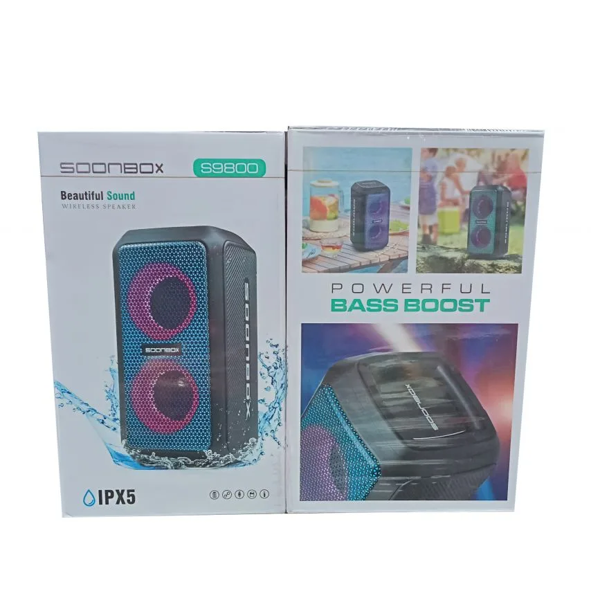 Портативна колонка Soonbox 20W Bluetooth 57мм чорна