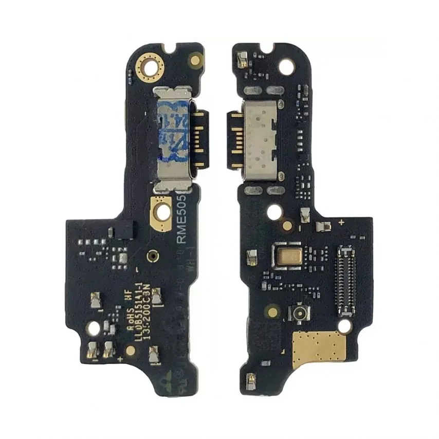 Шлейф нижней платы Xiaomi High Quality с разъемом зарядки и микрофоном для Redmi 14C Poco C75