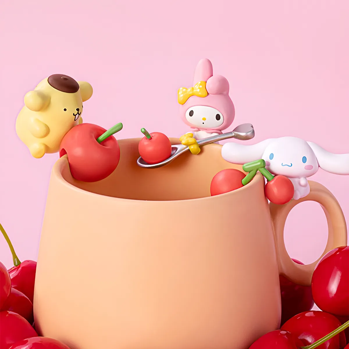 Фігурка-сюрприз Pop Top Полівінілхлорид 3 см Рожеві вишеньки