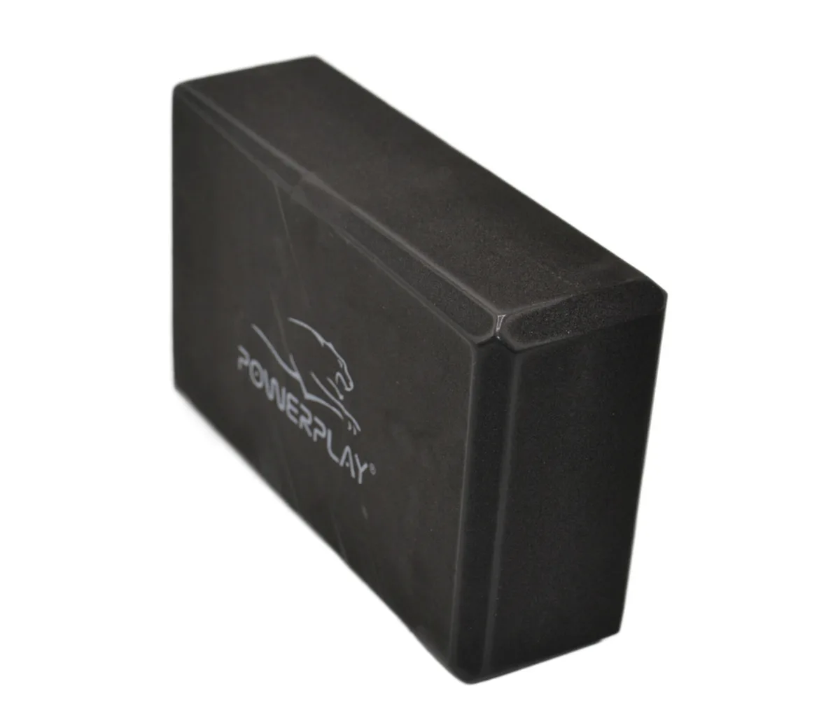 Блоки для йоги Active Point EVA 7,6х15,2х22,9 см Чорні 2 шт