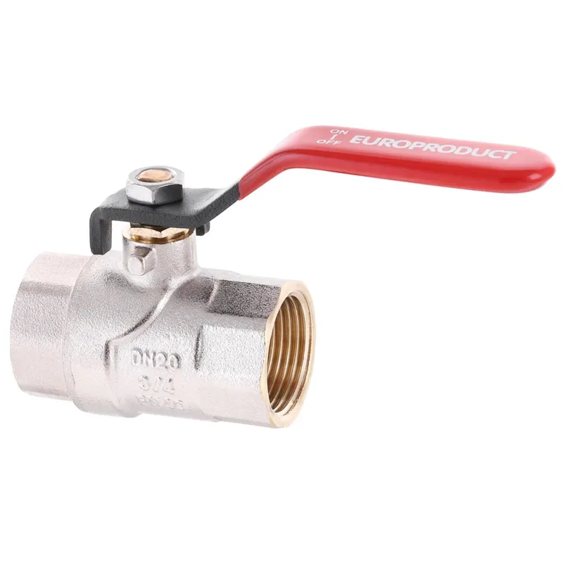 Кран шаровой Europroduct латунь 3/4" стальной