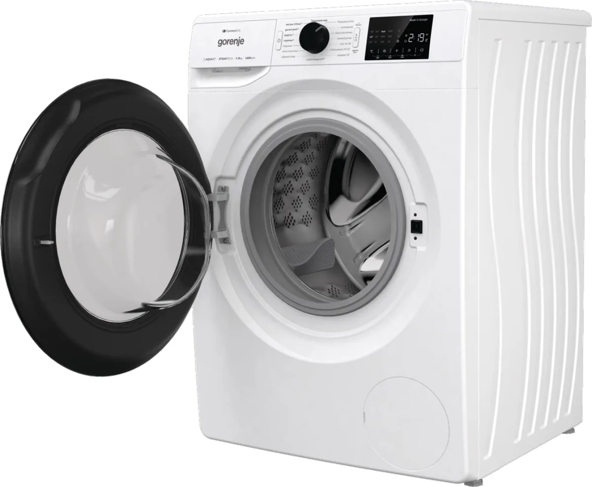 Пральна машина Gorenje фронтальна 9кг 1400 об/хв A+++ біла з Wi-Fi та парою