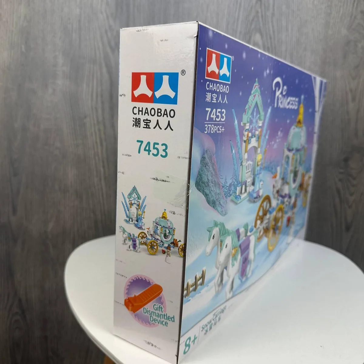 Дитячий конструктор Lego карета Попелюшки 378 деталей пластик 38х26х6,5 см різні кольори