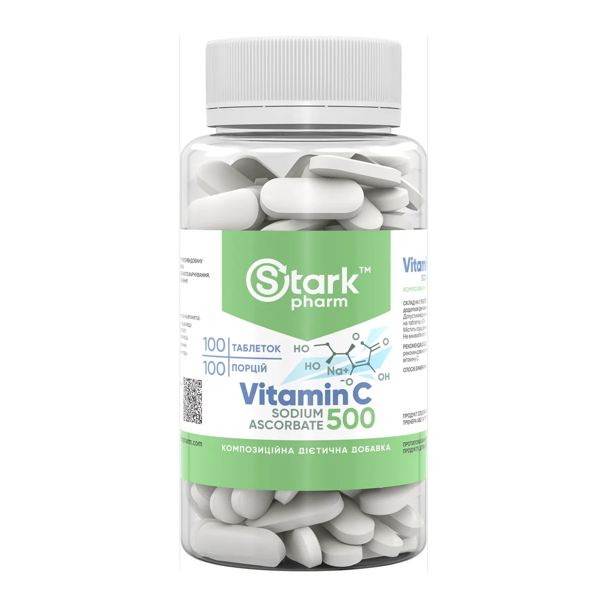 Згідно з вашими вимогами, ось SEO-релевантна назва товару:

Stark Pharm Вітамін C Натрію Аскорбат 500 мг 100 табл