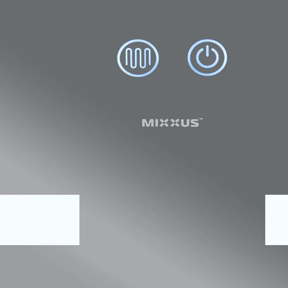 Дзеркало настінне LED Mixxus HARD MR07 80х50 см 5 мм біле з регулятором яскравості