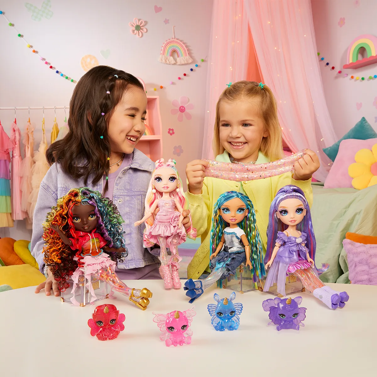 Ігровий набір Rainbow High полімерні 7х5х27 см бузковий