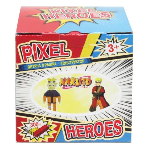 Конструктор VitaToys Pixel Heroes Наруто 424 деталі для розвитку дрібної моторики
