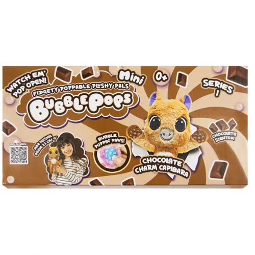 М'яка іграшка капібара Bubble Pops 20 см гіпоалергенна для дітей з ароматом