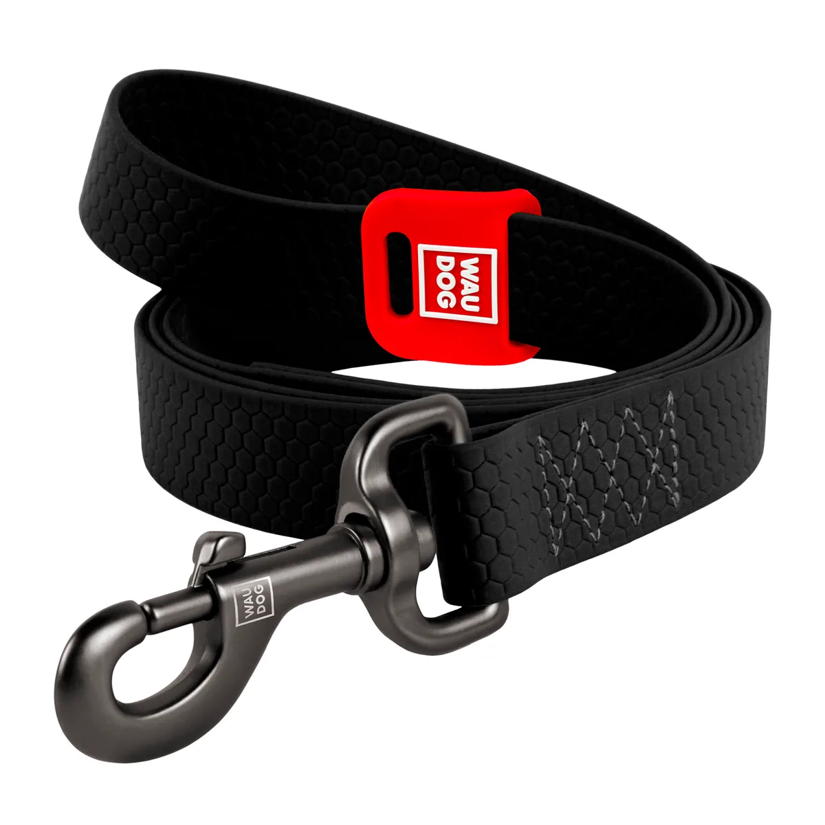 Повідець WAUDOG Waterproof 15мм x 500см Collartex чорний S