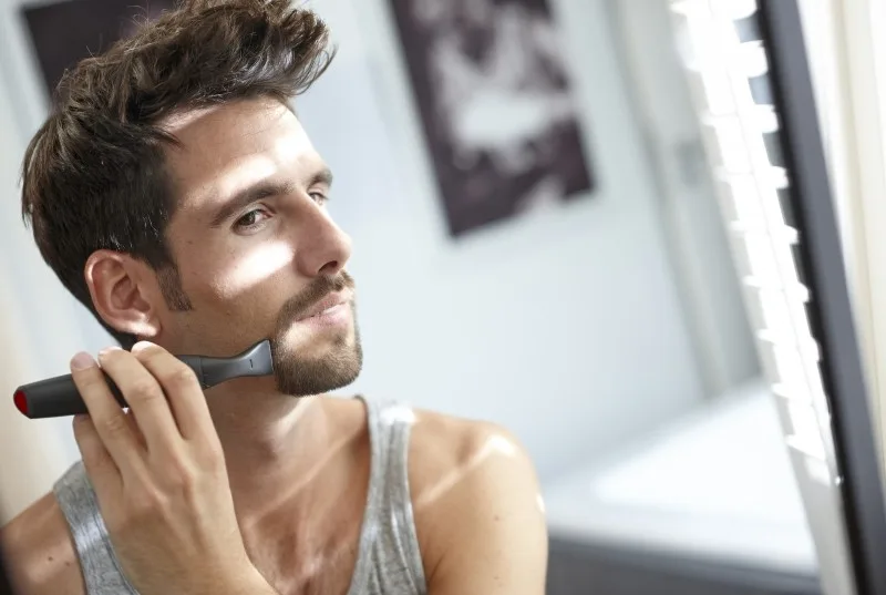 Тример Philips Multigroom Series 1000 4 насадки AA сталь чорний