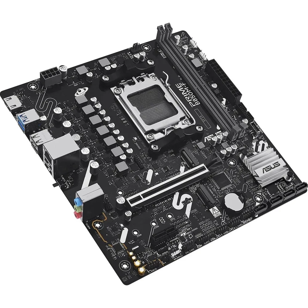 Материнcька плата ASUS PRIME B850M-F sAM5 B850 2xDDR5 M.2 HDMI Wi-Fi BT mATX