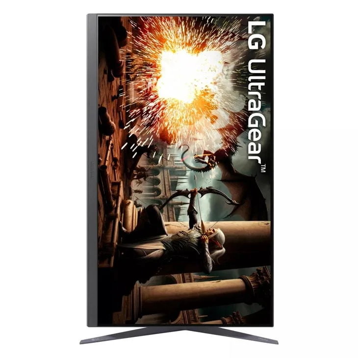 Монітор LG 31.5" 32GS75Q-B 2xHDMI, DP, Audio, IPS, 2560x1440, 180Hz, 1ms, sRGB 99%, G-SYNC, FreeSync, Pivot, HDR400
