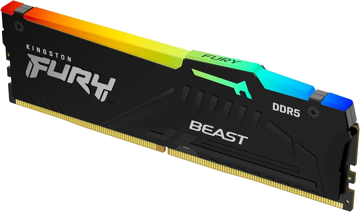 Пам'ять ПК Kingston DDR5 32GB 6000 FURY Beast RGB