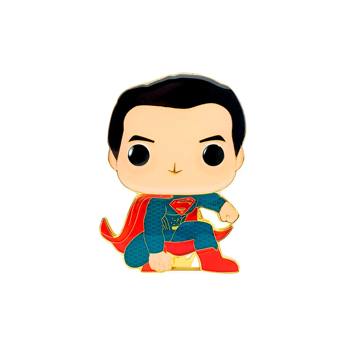 Пін Funko Pop Супермен емальована сталь 10 см червоний синій