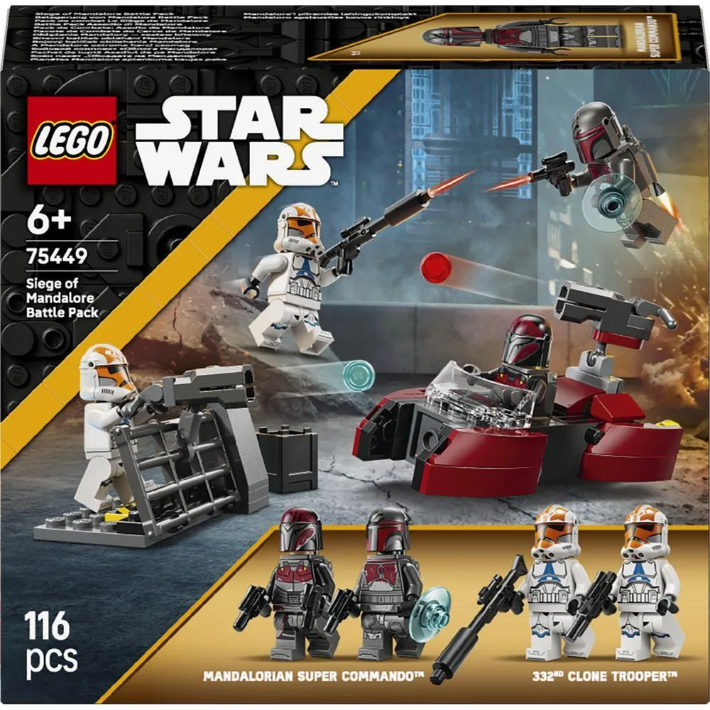 Конструктор LEGO Star Wars Бойовий комплект «Облога Мандалора»