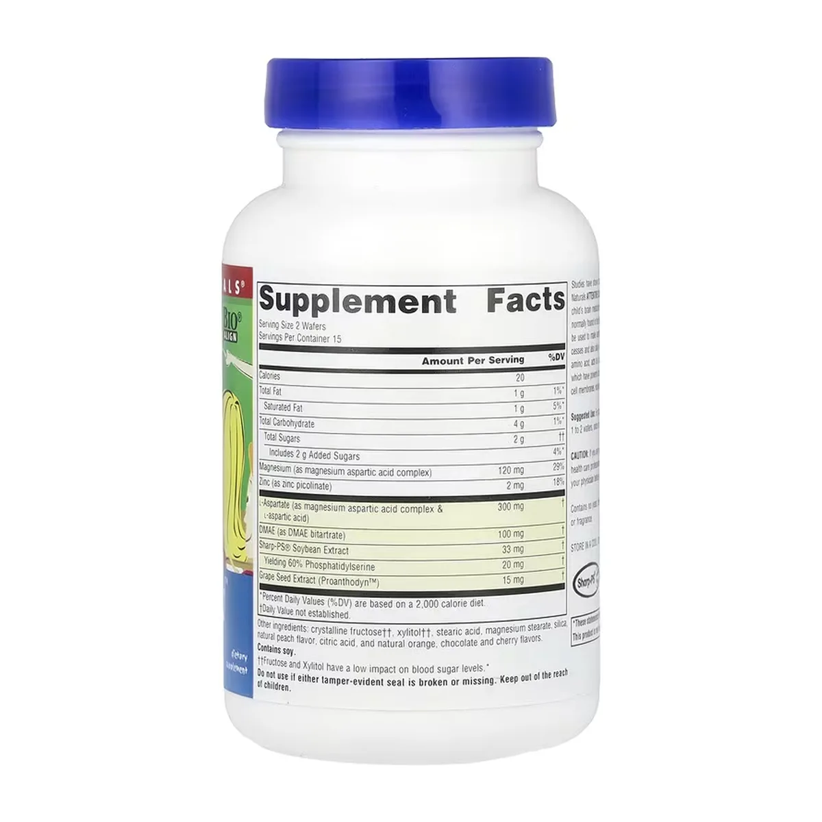 Source Naturals Attentive Child Fruit 30 вафель – харчові добавки для дітей.