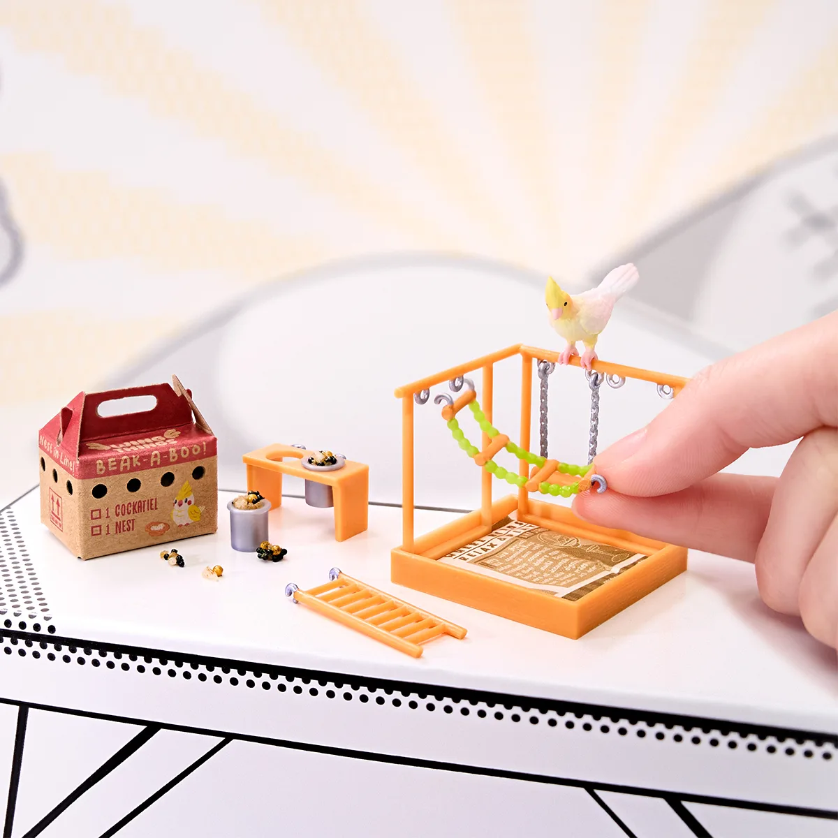 Ігровий набір Miniverse Animals комбіновані матеріали 20,5х30,1х29,8 см