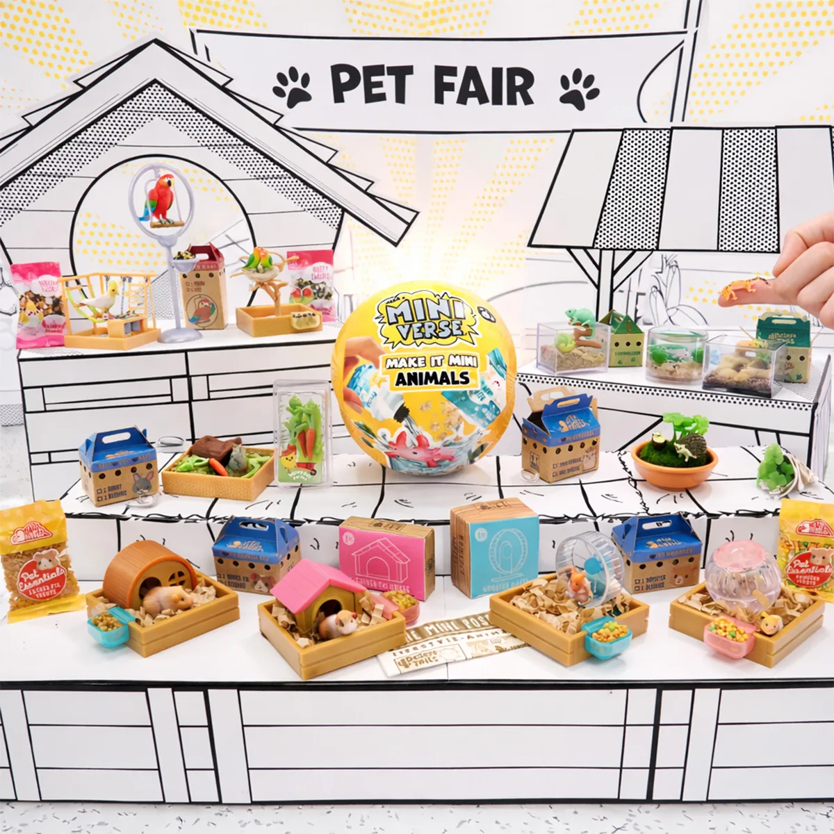 Ігровий набір Miniverse Animals комбіновані матеріали 20,5х30,1х29,8 см