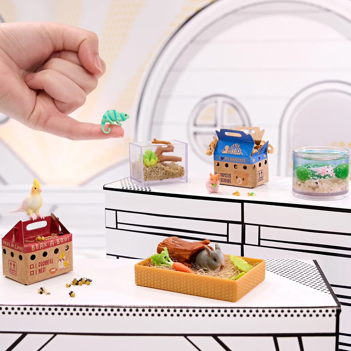 Ігровий набір Miniverse Animals комбіновані матеріали 20,5х30,1х29,8 см