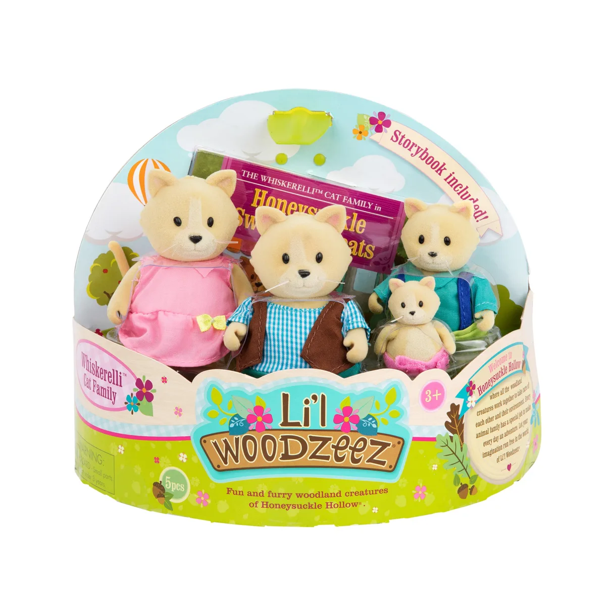 Набір фігурок Li'l Woodzeez Сім'я Котиків 4од