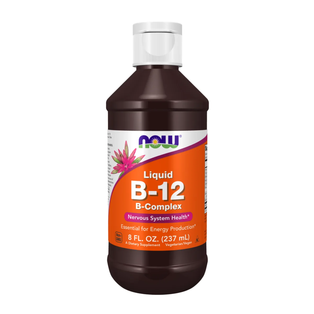 B-12 Liquid B-Complex Now Foods веганская добавка 237 мл без ГМО