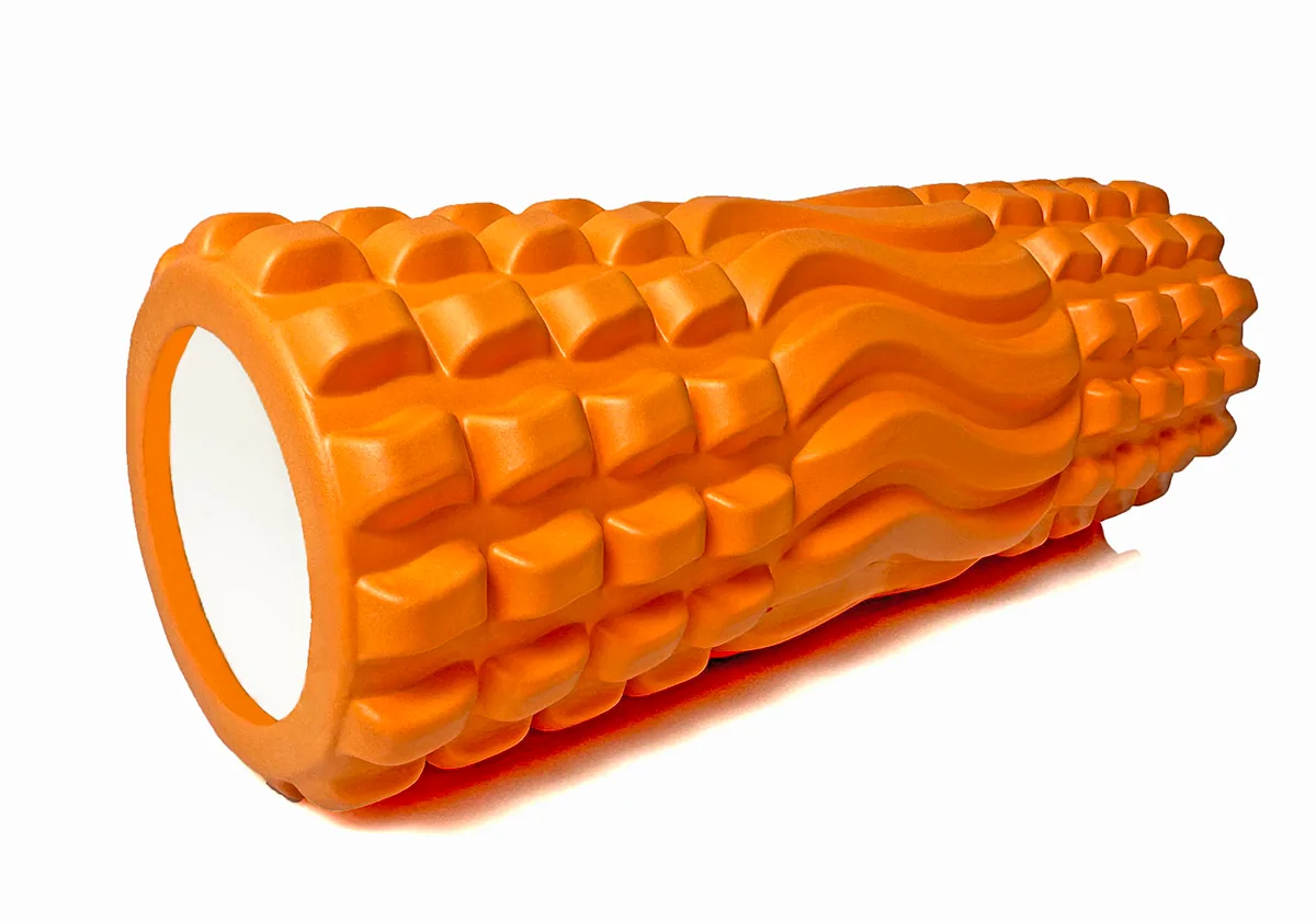 Масажний ролик EasyFit EVA 33 см Оранжевий