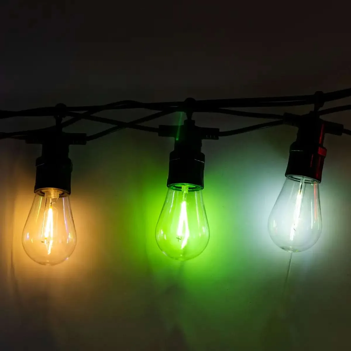 Гірлянда світлодіодна вулична 5 м 10 LED ламп різнокольорова
