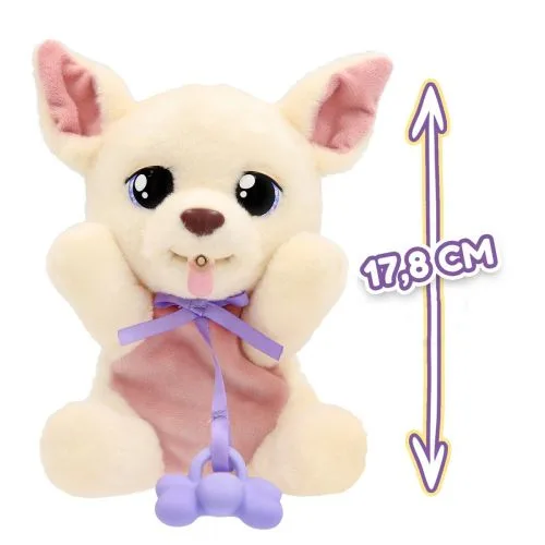 Інтерактивна іграшка Baby Paws Чихуахуа м'яке цуценя для дітей з функцією годування та сну