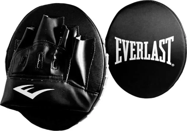 Лапи боксерські Everlast штучна шкіра One Size чорний