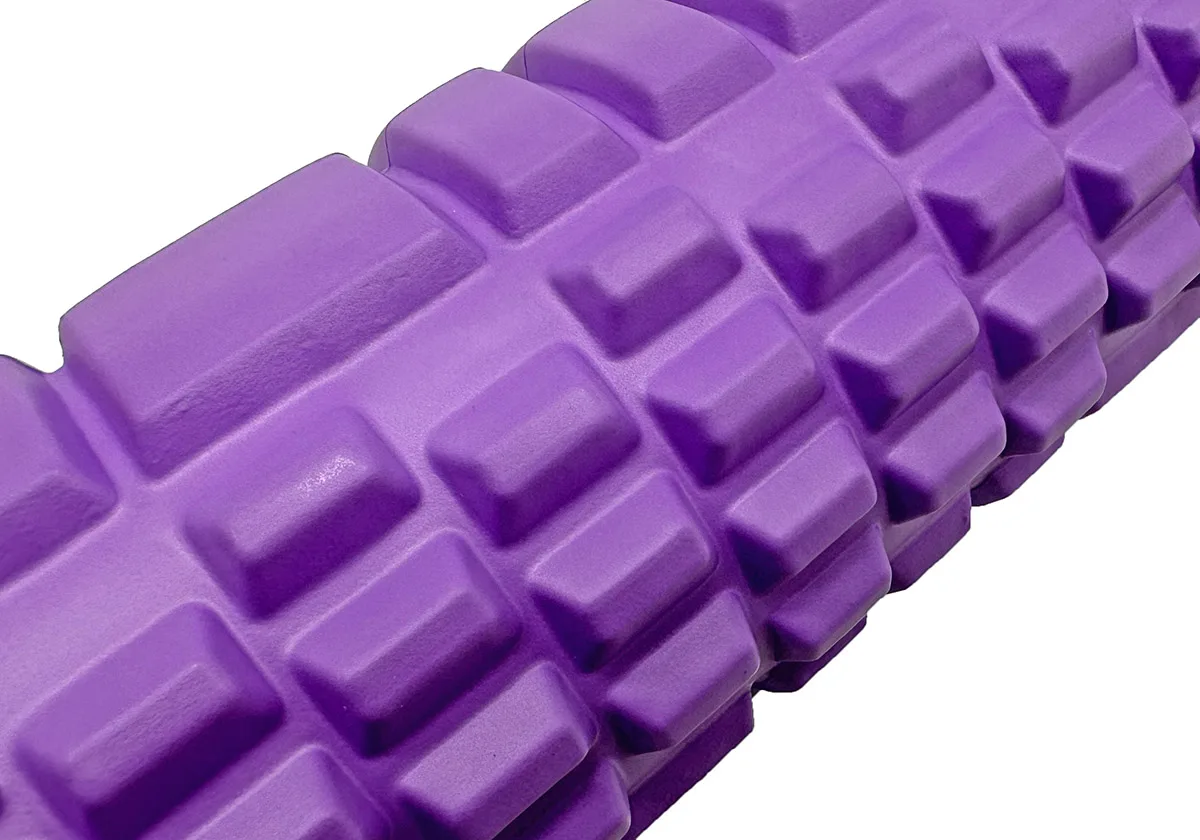 Массажный ролик EasyFit EVA 33 см Фиолетовый