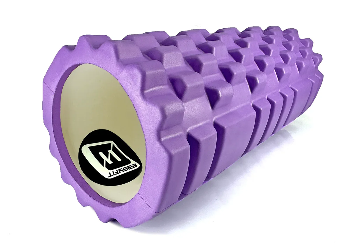 Массажный ролик EasyFit EVA 33 см Фиолетовый