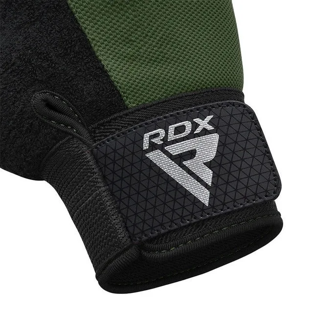 Рукавички для фітнесу RDX штучна шкіра M зелений