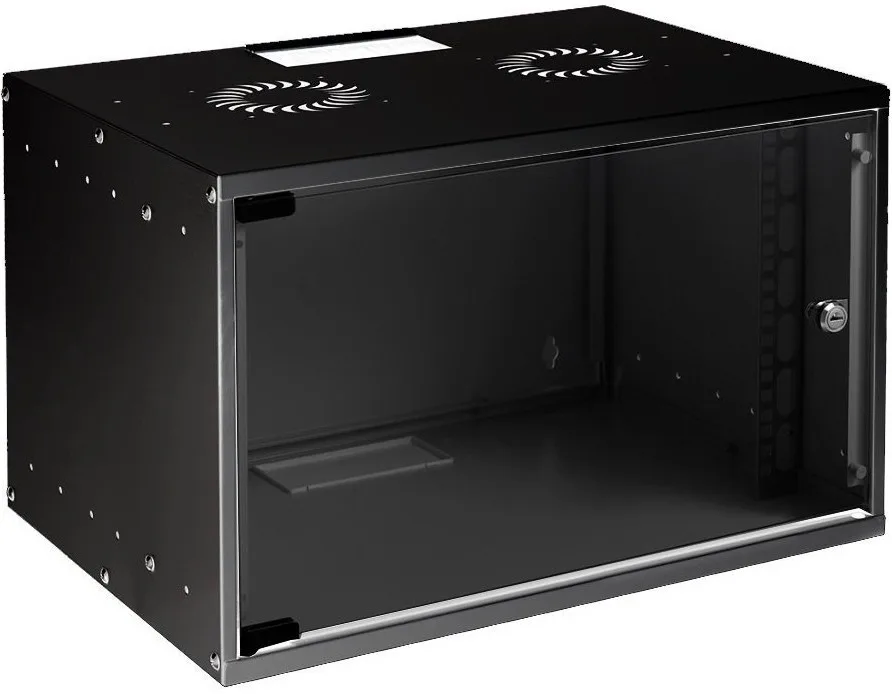 Шафа MIRSAN 19", 7U, SOHO, 535x400 мм, максимально 30 кг, чорна