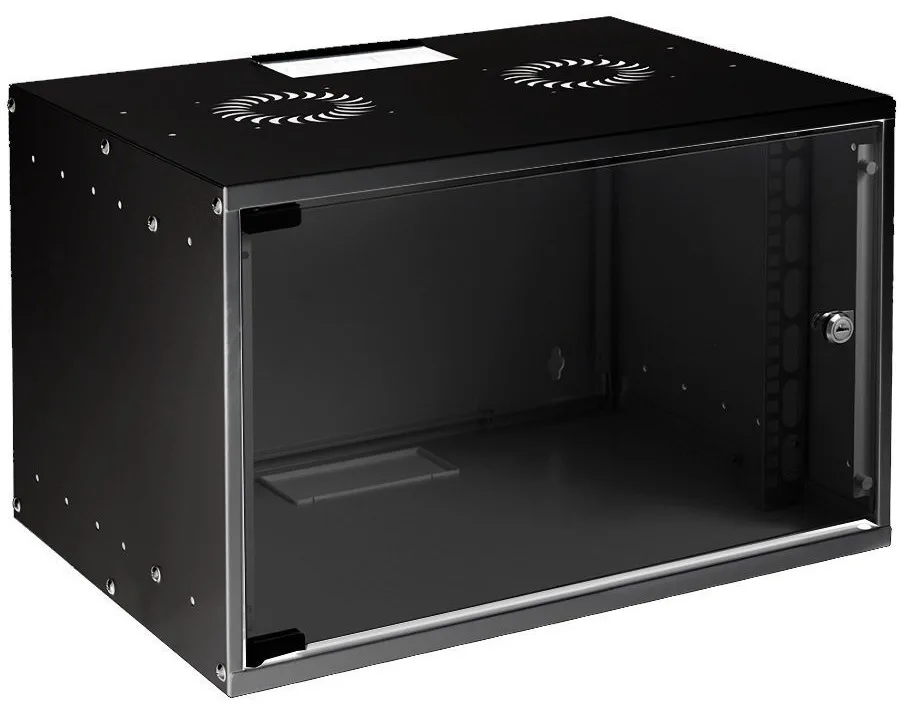 Шафа MIRSAN 19", 7U, SOHO, 535x400 мм, максимально 30 кг, чорна