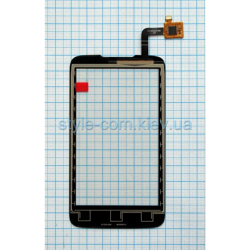 Тачскрін Lenovo чорний High Quality 4 дюйми без OCA-плівки