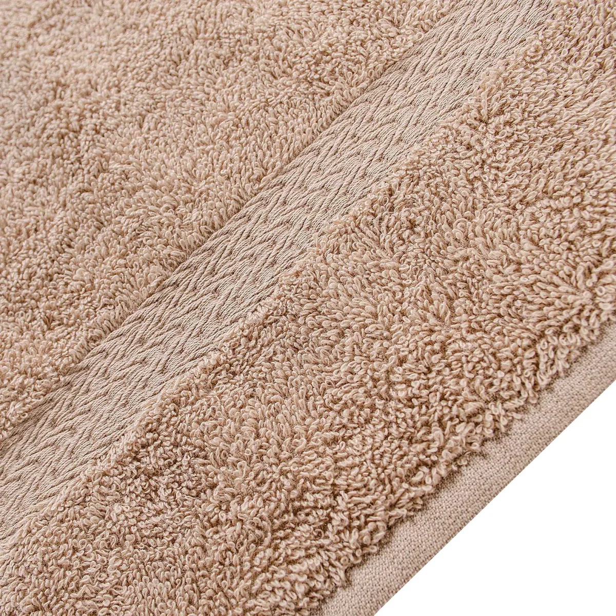Рушник махровий Home Line 100% бавовна 70х140 см коричневий