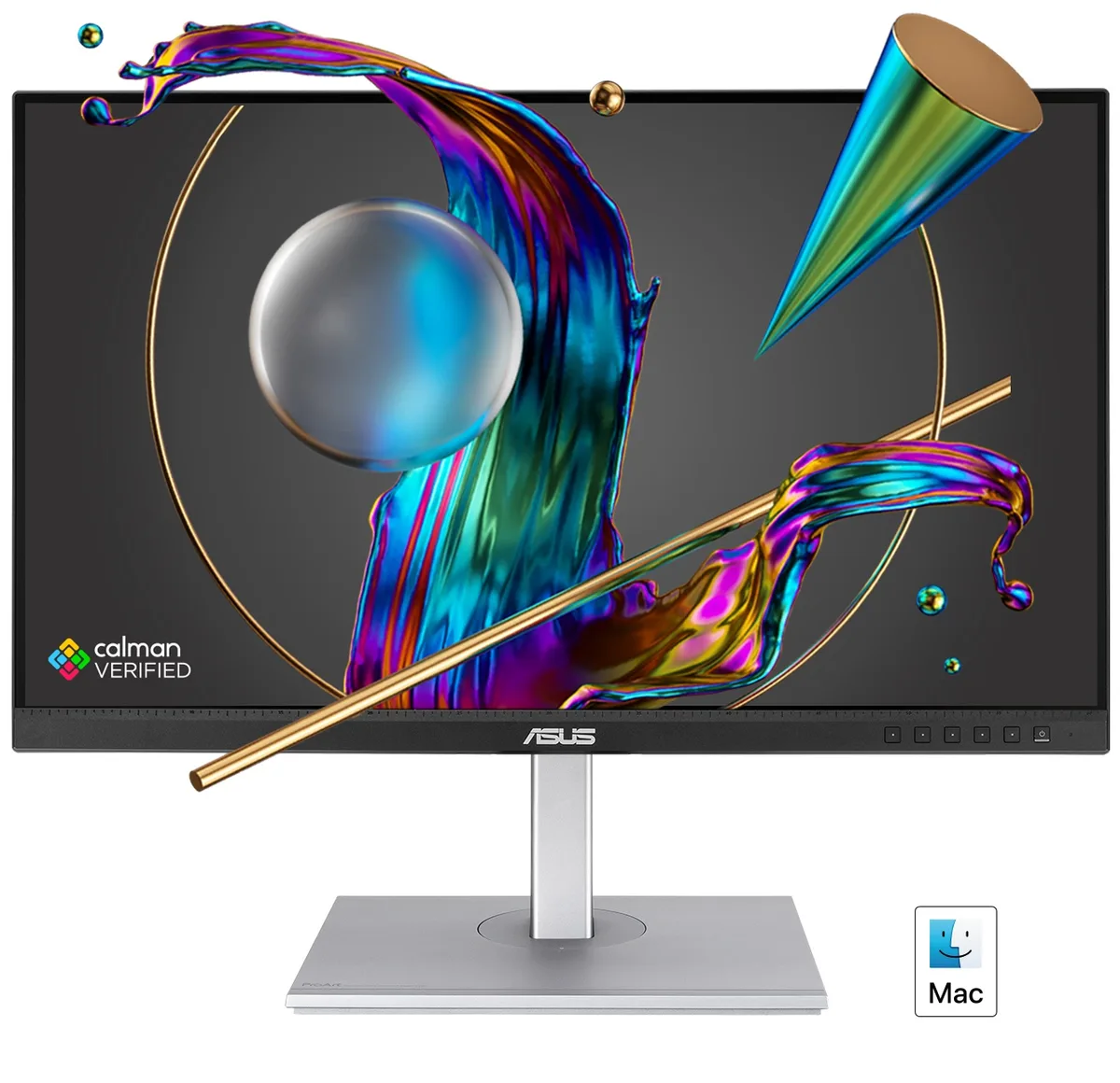 Монітор Asus 27" ProArt PA278CFRV HDMI, 2xDP, USB-C, 3xUSB, MM, IPS, 2560x1440, 100Hz, 5ms, DCI-P3 95%, AdaptiveSync, Pivot, HDR400